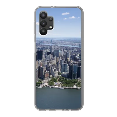 Produktbild von MuchoWow® Handyhülle Schutzhülle Hülle für Samsung Galaxy A32 5G New York - USA - Skyline Silikon Softcase Handy Hülle - Softcase