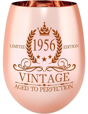 Immagine prodotto di Bicchiere da vino, regalo per il 70° compleanno, capacità 530 ml