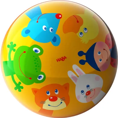 Image de HABA Kleinkindwelt Balle Amis des animaux 14 cm Ø Balle de jeu 2012753001