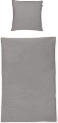Zdjęcie produktu dla Irisette Mako Satin Pościel 2-częściowa Poszewka na kołdrę 155 x 220 cm Poszewka na poduszkę 80 x 80 cm Stream 8481-13 graphi