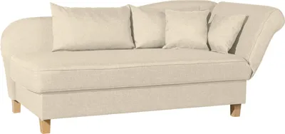 Produktbild von Max Winzer Recamiere mit Armteil rechts klappbar Selma - Flachgewebe beige - Maße: 190 / 210 x 88 x 82 cm