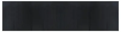 Produktbild von vidaXL Teppich Rechteckig Grau 100x400 cm Bambus