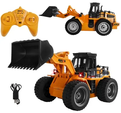 Obrázek produktu pro HUINA 1520 RC Buldozer s kovovou lžící 6CH, 2,4GHz 1:18