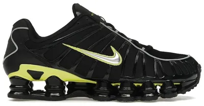 Produktbild von Nike Shox TL Black Dynamic Yellow Metallic Silver - EU 38.5