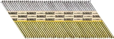 Produktbild von DeWALT Streifennagel DNPT Ring feuerverzinkt, 2,8-3,1 mm Durchmesser, 50-90 mm Länge, 34 Grad, 1200 Stück Größe:75 mm