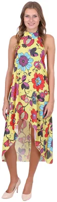 Produktbild von John Zack Gelbes Blumenkleid S-M