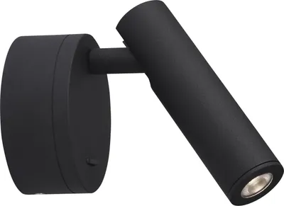 Produktbild von Nova Luce CLIP LED Wandleuchte Schwarz 3W Warmweiss 8x3,4x11cm 9030202