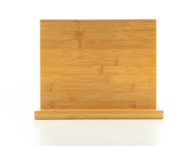 Immagine prodotto di Ceppo portacoltelli Hanseküche - portacoltelli senza coltelli in legno asse portacoltelli su entrambi i lati (base in legno di bambù)