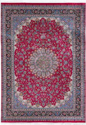 Obrázek produktu pro Koberec Červený Mazovia - Orientální, Vintage Koberec do Obývacího Pokoje, Ložnice, Kanceláře - Lze Prát v Pračce - 200x300 cm