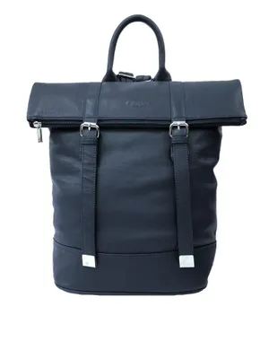 Produktbild von C1989 Cinino Kurier Lederrucksack Dunkelblau