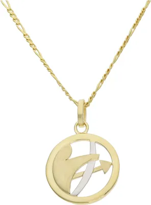 Produktbild von Sternzeichen Anhänger 333 Gold teil rhodiniert JL20-02-1317 JuwelmaLux Schütze