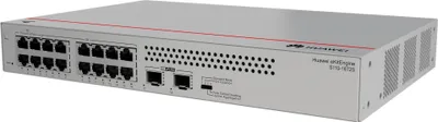 Produktbild von HUAWEI eKit S110 Series S110-16T2S, Unmanaged, L2, Gigabit Ethernet (10/100/1000), Rack-Einbau