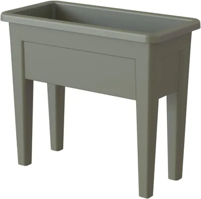Immagine prodotto di Tavolo di coltivazione - Vaso per piante - Per verdure e erbe aromatiche - Sistema di serbatoio dell'acqua - 80 cm - Verde
