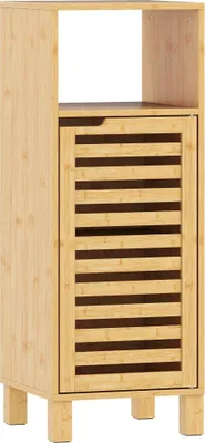 Zdjęcie produktu dla Szafka łazienkowa z otwartą półką, bambus, 30 x 30 cm