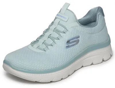 Produktbild von Skechers Damen Summits Plus Summer Haze Turnschuhe, Green, 38 EU