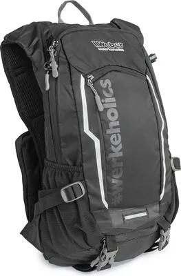 Produktbild von Weber #Werkeholics Outdoor, Fahrrad & Offroad Rucksack schwarz 18 Liter für 2L Trinkblase Fahrradrucksack Trinkrucksack Motorrad Sportrucksack