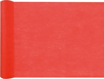 Produktbild von VLIES- ROLLE Uni ( Dekorolle z.B.Tischläufer ) 30cm/10m ROT