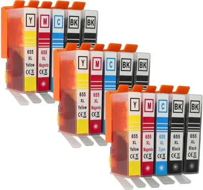 Produktbild von vhbw 15x Tintenpatronen kompatibel mit HP Advantage 5525, 6525 Drucker + Chip (Kompatibel)