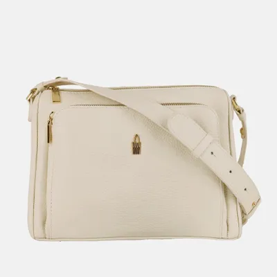 Image de LAURA - Sac à bandoulière en cuir crème