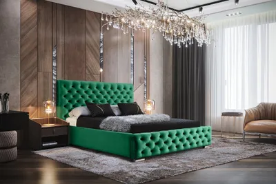 Produktbild von Furmeb24 - CHESTER II 140 x 200 cm - Chesterfield ,  Boxspringbett mit Bettkasten und Holzrahmen Polsterbett ,  Doppelbett mit h¶her Kopsttze - Mit Matraze - (Magic Velvet 2225)