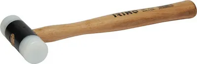 Immagine prodotto di Martello in nylon, manico in legno, 35 mm 529171 irimo