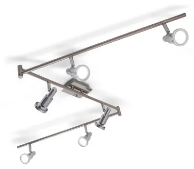 Image de Plafonnier LED barre lumineuse 6 spots éclairage plafond spots modernes