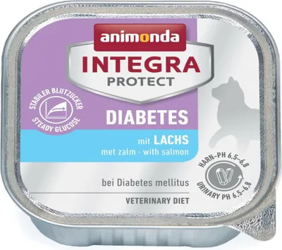 Produktbild von ANIMONDA Integra Protect Diabetes Salmon - nassfutter für Katzen - 100g