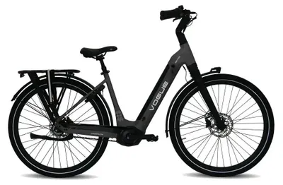 Image de VOGUE Prestige Belt-Drive - Vélo électrique - 28 pouces - Moteur 250W - Autonomie 100 km - 7 vitesses - Freins à disque hydrauliques - Batterie 522Wh - Cadre bas - Noir mat