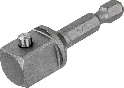 A close-up studio shot of a socket adapter.