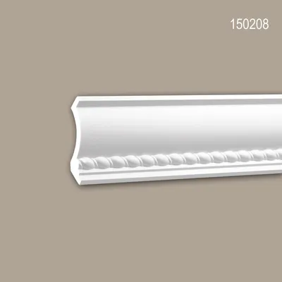 Produktbild von PROFHOME 150208 Eckleiste Zierleiste für indirekte Beleuchtung Stuckleiste 2 m