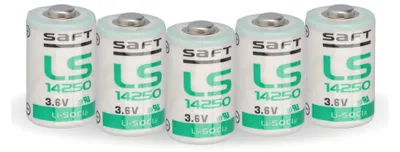 Immagine prodotto di 5x Batteria Saft al litio 3,6V LS 14250 - 1/2 AA - LS14250 Li-SOCl2