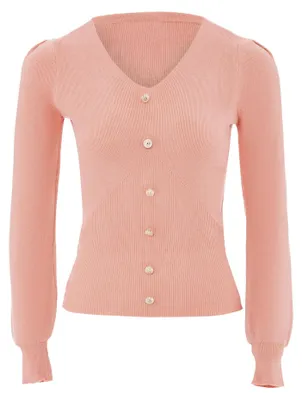 Immagine prodotto di Maglione lavorato a maglia da donna LUREA - Rosa, XS/S