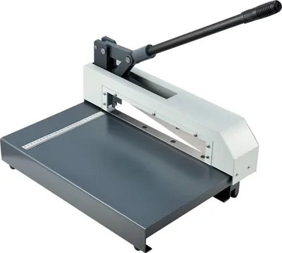 Produktbild von Guillotine-Blechschere, 305 mm manuelle Handblechschere, Hochleistungs-Metallblechschneidwerkzeug, mit massivem Stahlrahmen, hohe Präzision, zum Schneiden von Leiterplatten, Aluminium, Stahl, Kupfer, Kunststoff