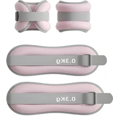 Produktbild von Gewichtsset für Pilates und Fitness, rosa