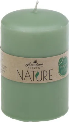 Produktbild von Stumpenkerzen Classic Nature Salbei 100 x Ø 67 mm aus 100% natürlichen Rohstoffen ohne Palmöl