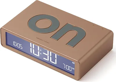 Obrázok produktu pre LEXON Flip Classic, Digitálny budík, Obdĺžnik, Zlato, LCD, Batérie, 5 V