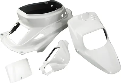 Zdjęcie produktu dla Zestaw owiewek STR8 komplet 4 części do MBK Booster / Yamaha BWs (przed 2004), biały