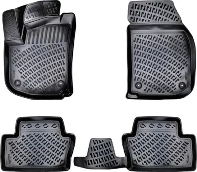 Produktbild von Rizline Kompatibel mit OPEL Zafira B 2005-2011 Autofußmatten 3D Gummimatten