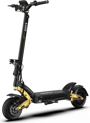 Obrázek produktu pro Elektrická Koloběžka OOTD S30 - Motor 1200W*2 Baterie 52V23.4AH Pneumatiky 10'' Olejová Brzda - Černá