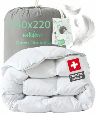 4-Jahreszeiten Bettdecke 240x220 cm – Federn & Daunen