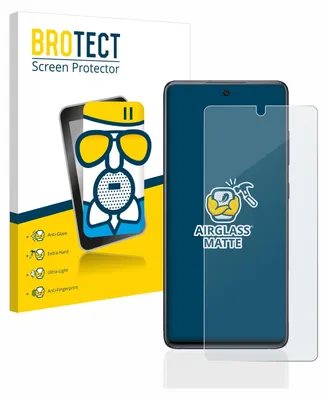 A product shot of a screen protector and its packaging.