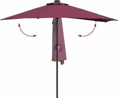 Image de Parasol de jardin Bordeaux 294 x 150 x 223 cm
