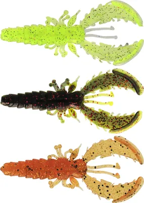 Produktbild von Westin Crecraw Slim Creaturebait 5,5cm 1,5g - 6 Gummikrebse, Farbe:Dark Water Mix 22