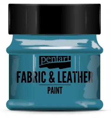 Obrázek produktu pro Barva na kůži a textil PENTART 50 ml TYRKYSOVÁ MODRÁ