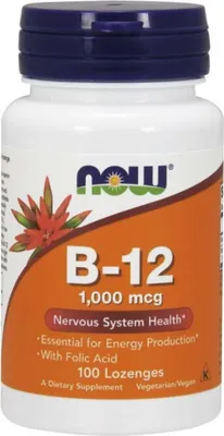 Produktbild von NOW Foods Nahrungsergänzungsmittel B12 1000 Mcg, BI5746