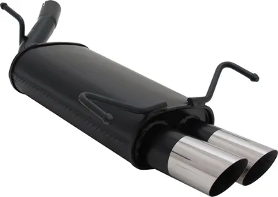 Produktbild von Novus Sportauspuff für Opel Corsa C 2x76mm MS-Design Endschalldämpfer mit ABE