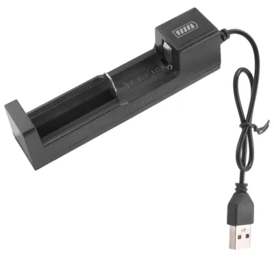 USB-Lithium-Batterielader 1 Slot für 18650 26650 14500 16340