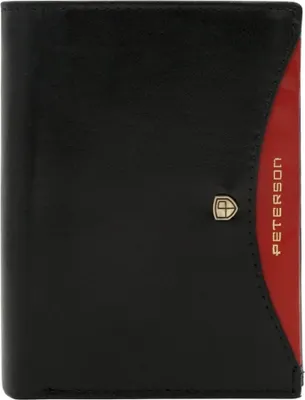 Produktbild von Peterson Portemonnaie aus Leder für Männer Gloistening schwarz One size