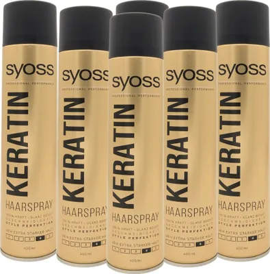 Produktbild von 6x Syoss Haarspray – Keratin 400 ml