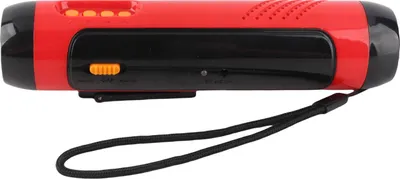 Obrázek produktu pro Přenosná ruční svítilna na kliku s funkcí budíku FM rádia 1800mAh LED generátor pro domácí venkovní kempování pěší turistiku